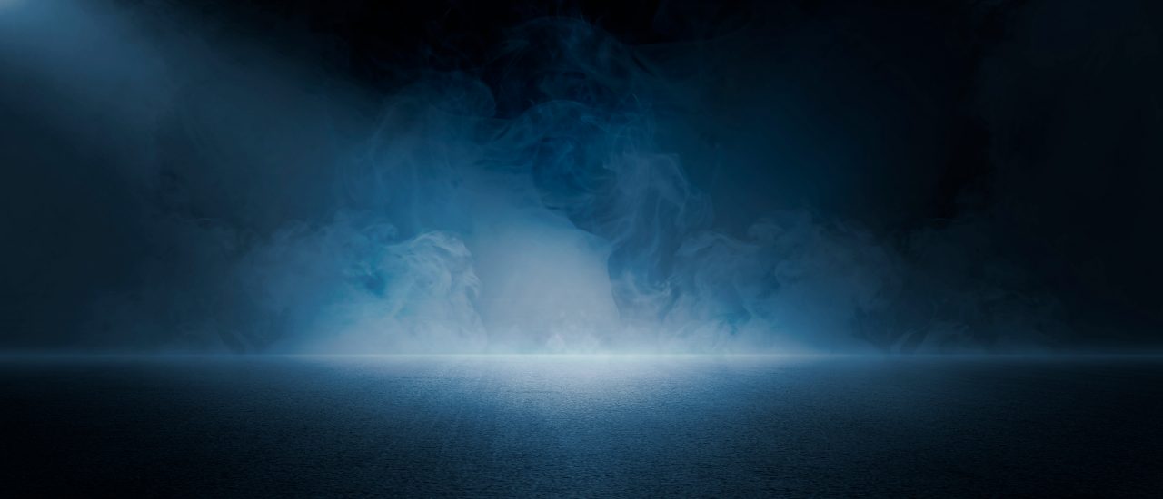 Dark-Stage-Neo-Spotlight-with-Smoke
