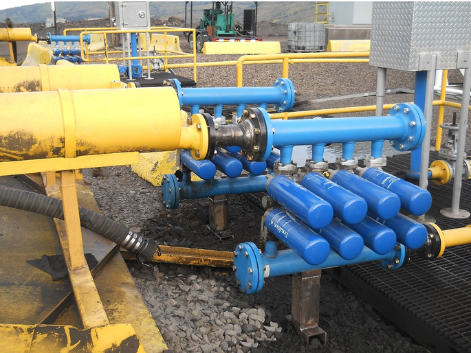 入口处的过滤歧管系统